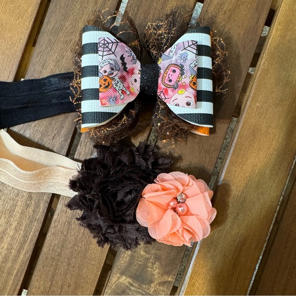 NWOT/ Handmade Halloween Cocomelon Headband / 2pc / Size: 3-6 months - Picture 3 of 5